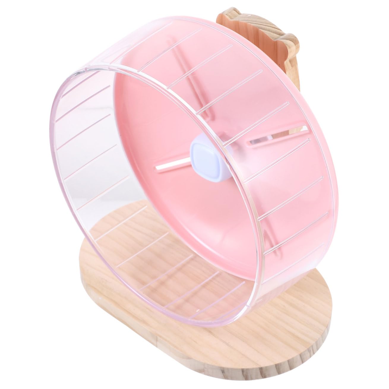 UPKOCH Hamsterrad Platzsparendes Hamster aus Ergonomischem Geräuschloses Holz Abs und Dekoratives Laufrad 30cm Design für Kleintierkäfig Chinchilla