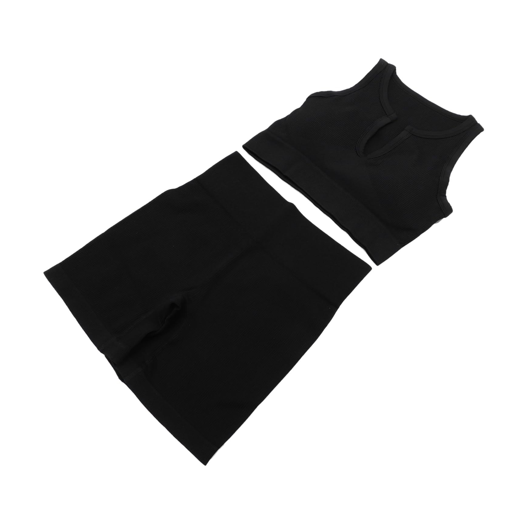 1Set Yoga Activewear for Women Sports Suit with Neck Design Wide Straps Comfortable Yoga and Shorts for Home