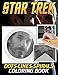 Star Trek Dots Lines Spirals Coloring Book: A New Way To Relieve Stress And Relax