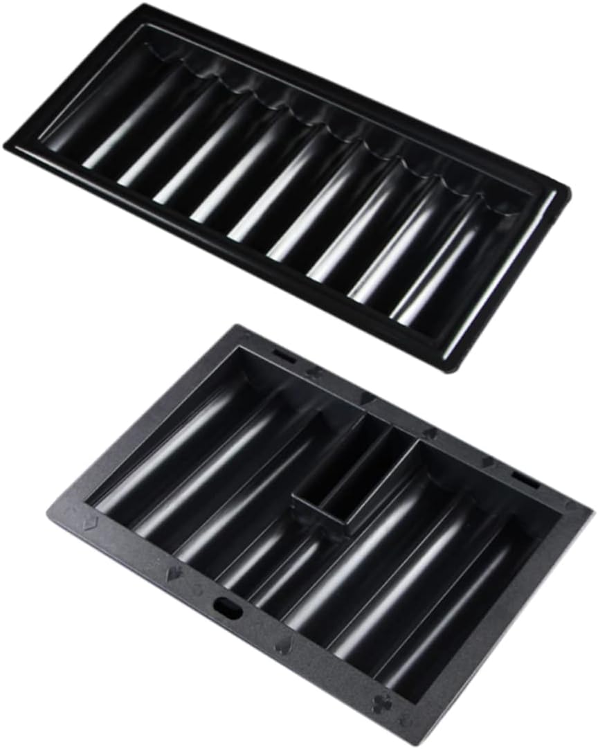 Kisangel Poker Chip Tray Small Poker Table Chips Holder Poker Chip Holder Tray Serving Poker Chip Carrier