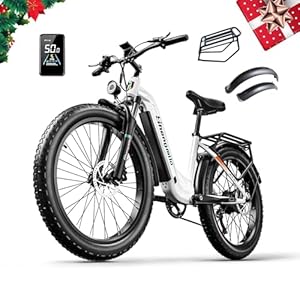 Shengmilo Elektrische fiets E-bike Elektrische fiets voor volwassenen, elektrische fiets 20 inch dikke banden Mountainbike, afsluitbare verende vork MX20 e bike