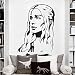58x75cm Haute Qualité Vinyle Mur Art Stickers Autocollant Daenerys Targaryen Khaleesi Autocollant Mural Art Home Mural