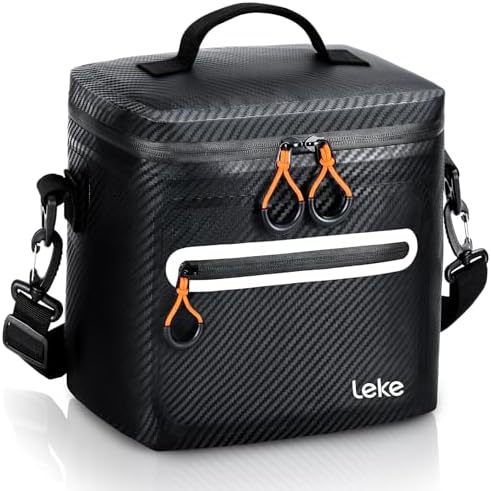 Lekesky 12/20L Verstärkter Isolierter Kühltasche – Tragbarer Kühltasche, Wasserdichter & Undichtheitsfreier Isolierter Lunchtasche für Camping, Picknick, Strand, Grillparty