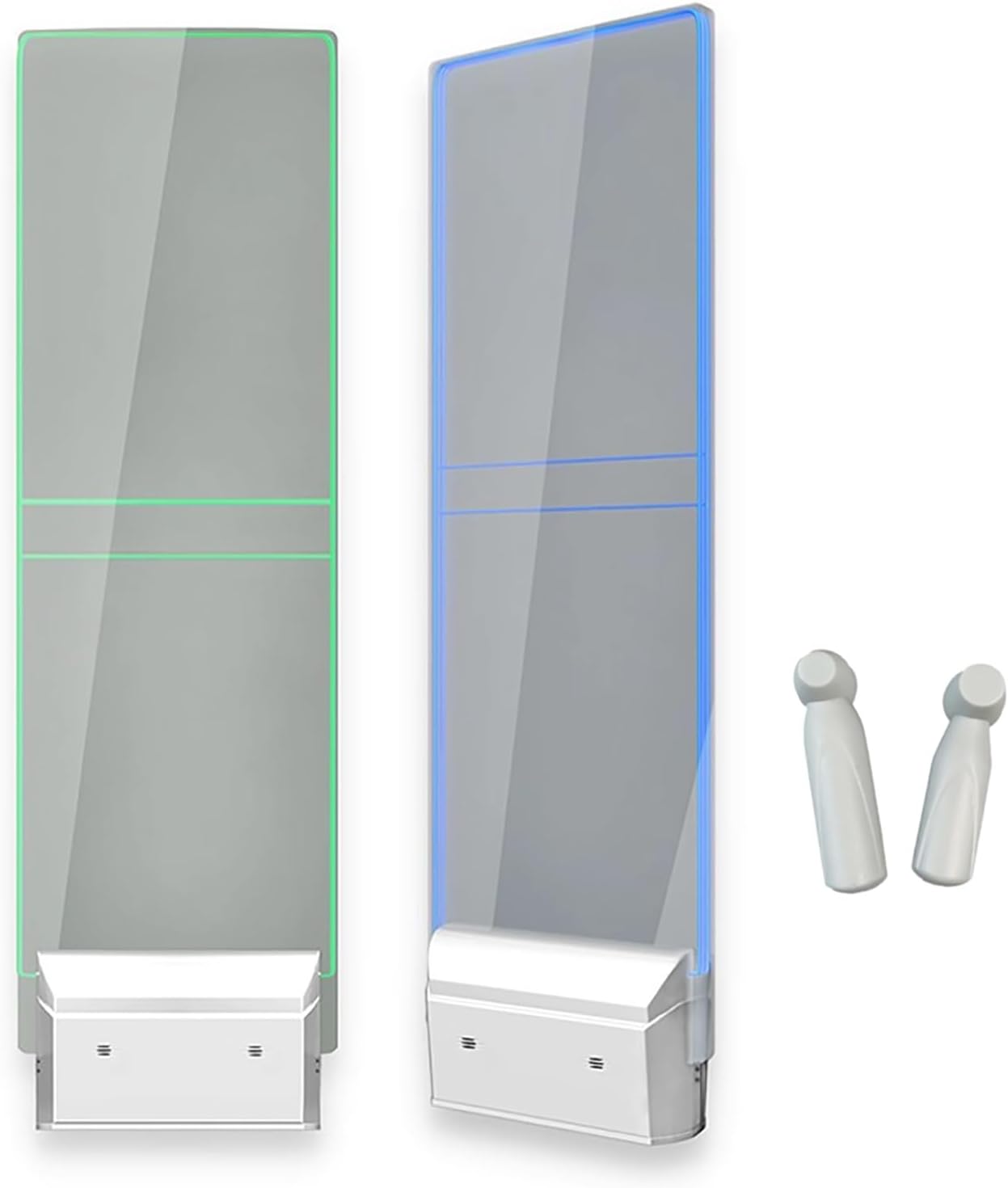 小売セキュリティタグタワー、アクリル製小売店盗難防止装置、58kHz小売店盗難防止シングルセンサー誘導、両側音と赤色光アラーム、セキ