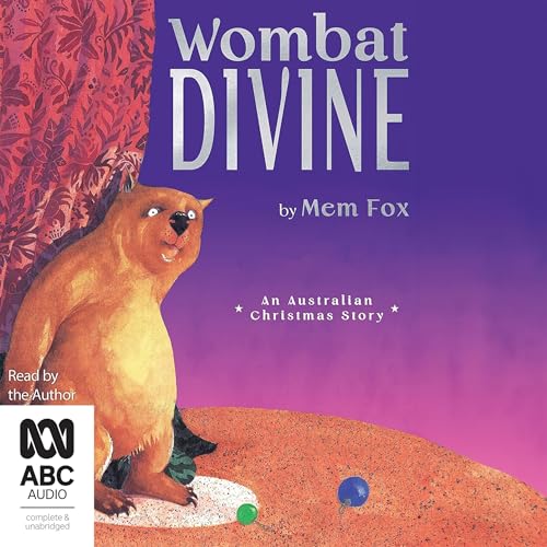 Wombat Divine Audiolibro Por Mem Fox arte de portada
