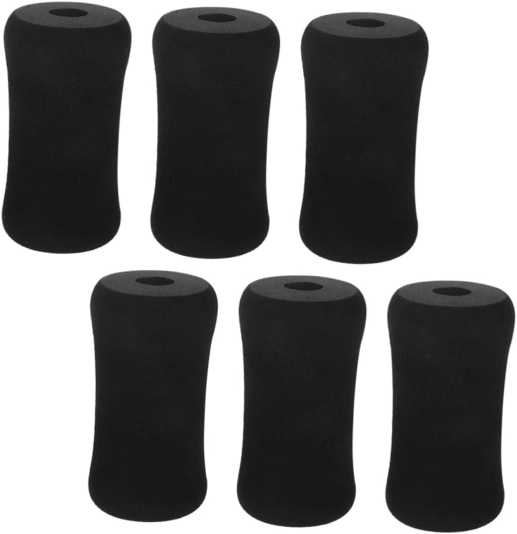 KESYOO 6pcs Replacement Foam Foot Pads Rollers for Home Gym Equipment Noise-reducing Foam Pads for Leg Extension Weight Bench Clean Workout Machine Accessories