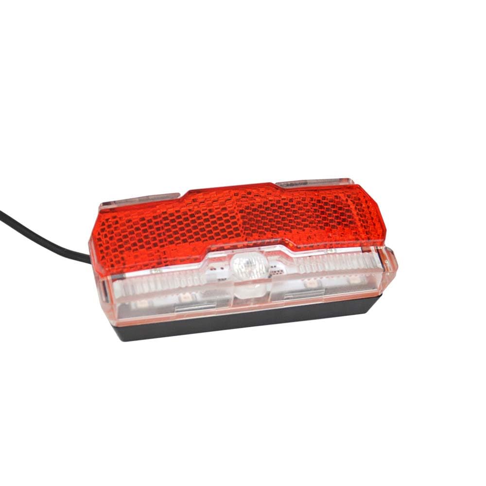 Illuminazione per Bicicletta A LED Corno 2 in 1 Luce Anteriore Avviso di Guida Notturna Fanale Posteriore Set di Pulsanti di Commutazione Integrati