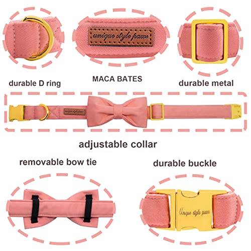 Unique style paws Dog Collar with Bowtie - Image 2