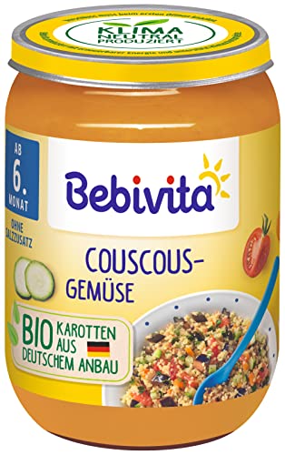 Bebivita Menüs ab dem 6. Monat Couscous-Gemüse (6x190g)