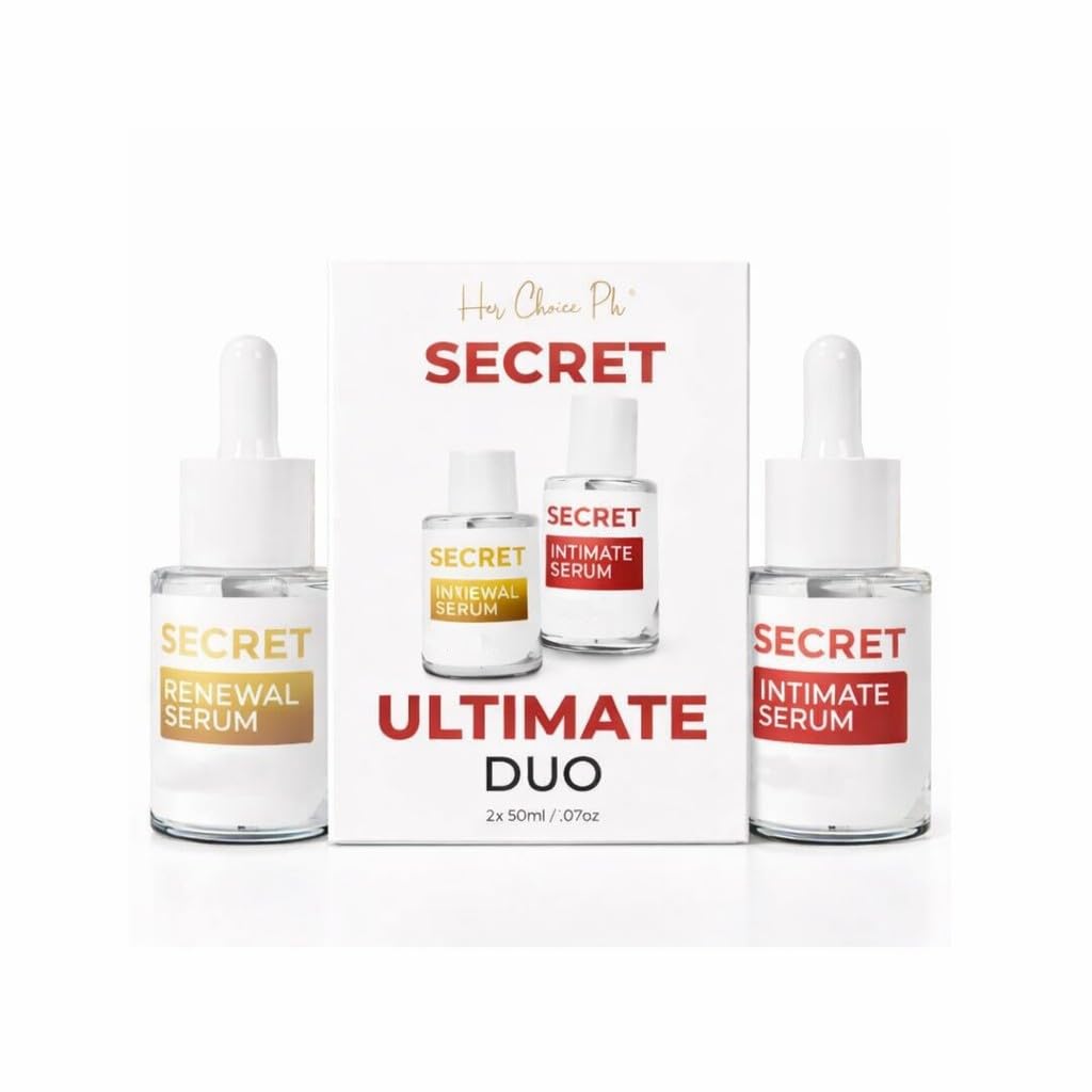 Her Choice PH Renewal & Intimate Serum Duo 100ml – Smooth Texture & Even Tone Care Set for Target Areas | Lightweight Daily Skin Conditioning System for Underarms, Bikini Line & Body