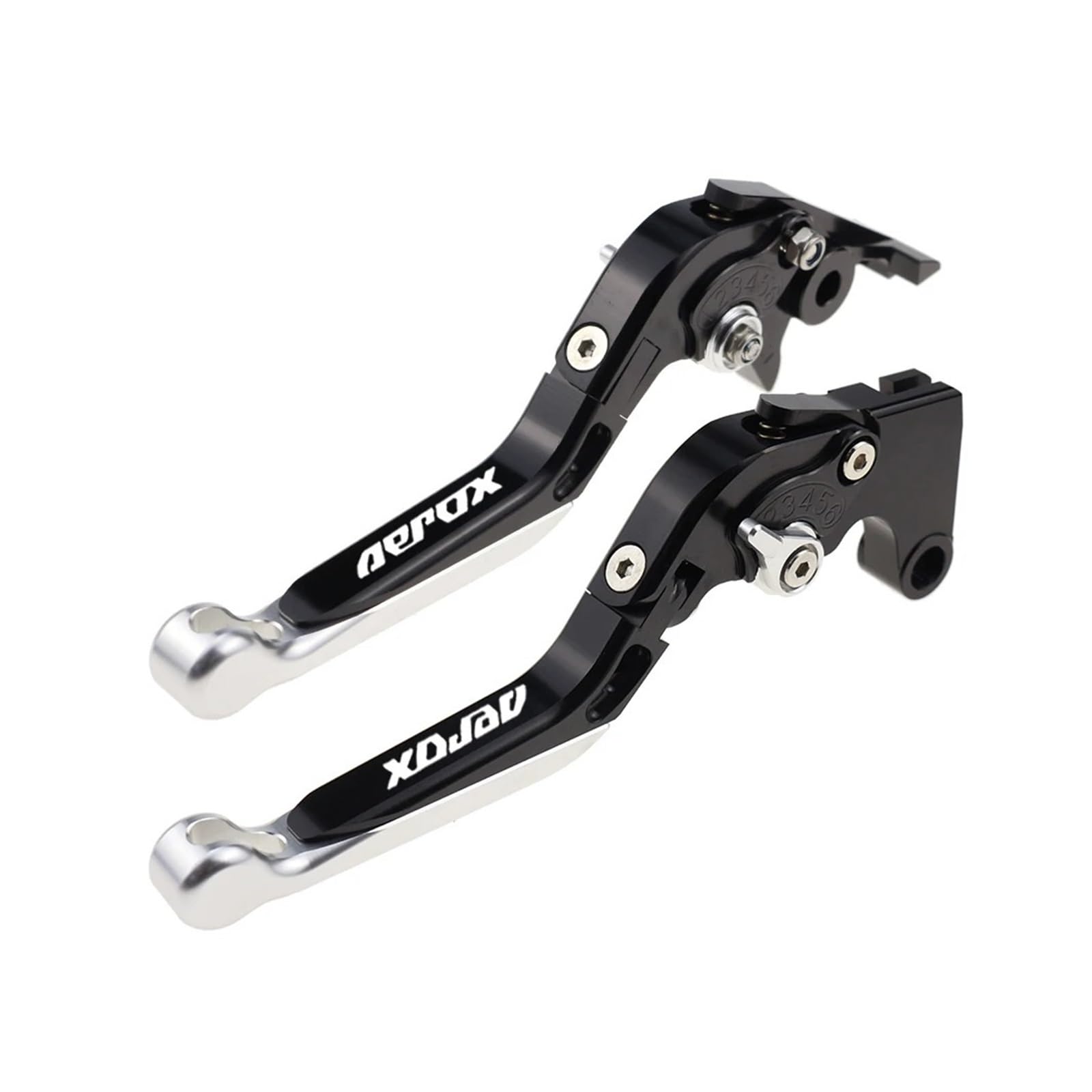 Jghfdws 45 Motorcycle Brake Clutch Lever Set For Nvx155 Motorcycle Folding Extendable Brake Clutch Levers(45)