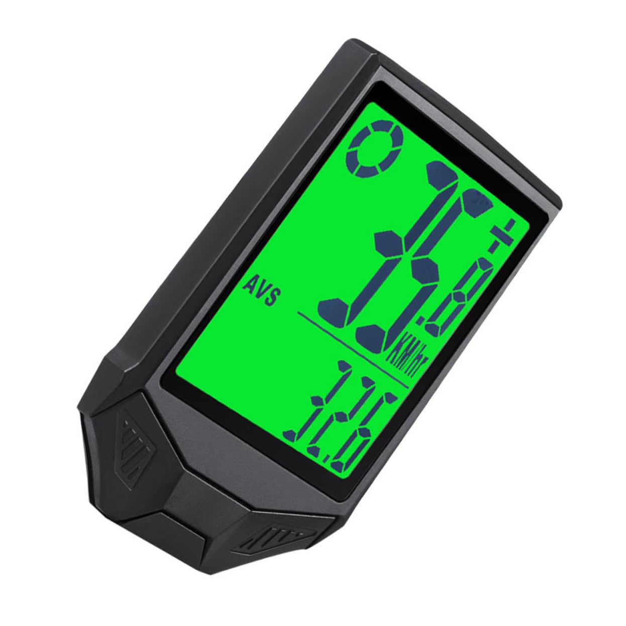 Velocímetro de Bicicleta Inalámbrico Pantalla LCD y Negro