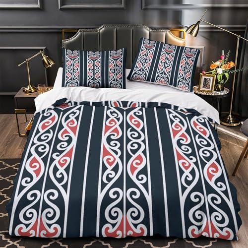 Housse de couette mandala super king lit de luxe effet 3D microfibre de qualité supérieure - 2