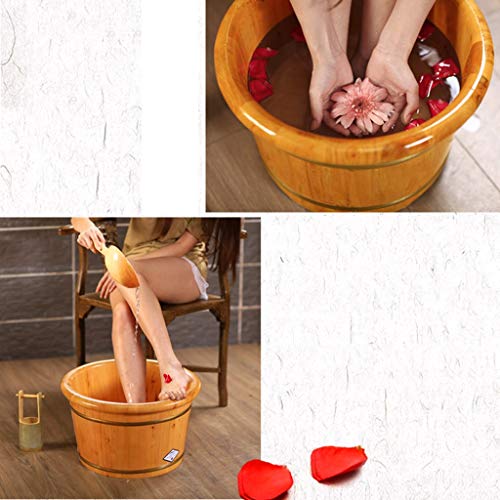 Bañera de pies de madera para masaje y pedicura miniatura 2