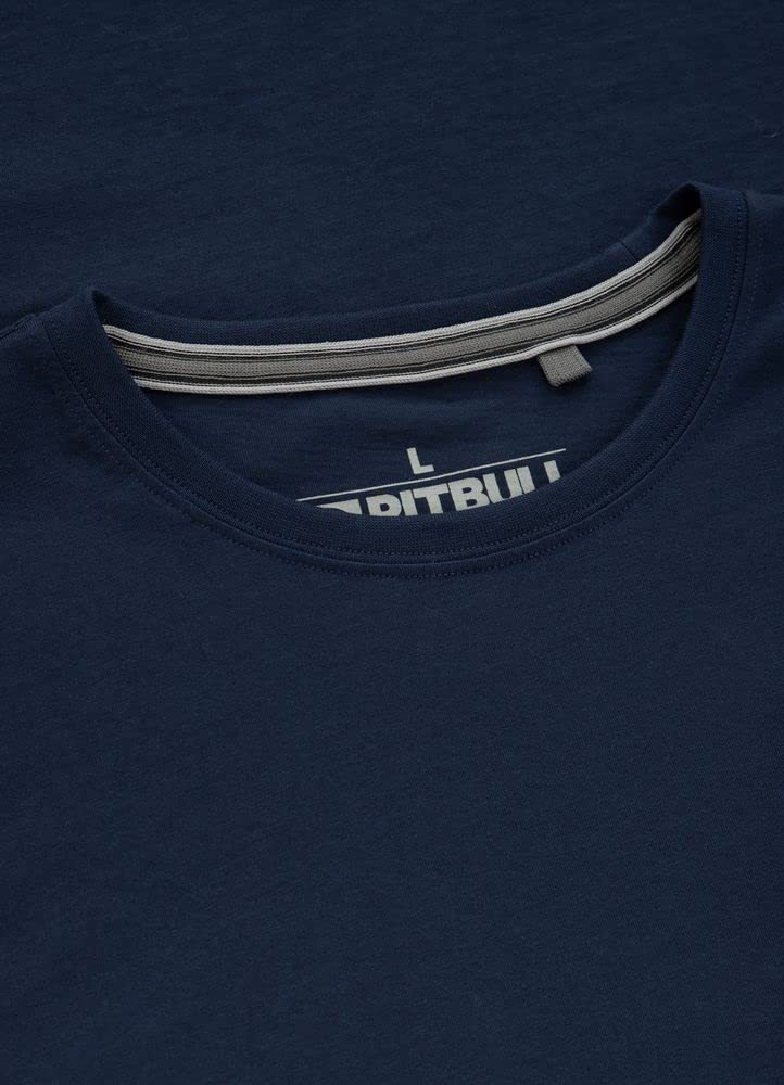 PITBULL - Camiseta Básica para Hombre Manga Corta 100% Algodón - Cuello Redondo Regular Fit - Camiseta Clásica de Hombre Casual - Camiseta Básica Hombre Algodón Premium