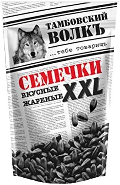 Tambovsky Volk XXL Roasted Sunflower Seeds 400g Pack of 4