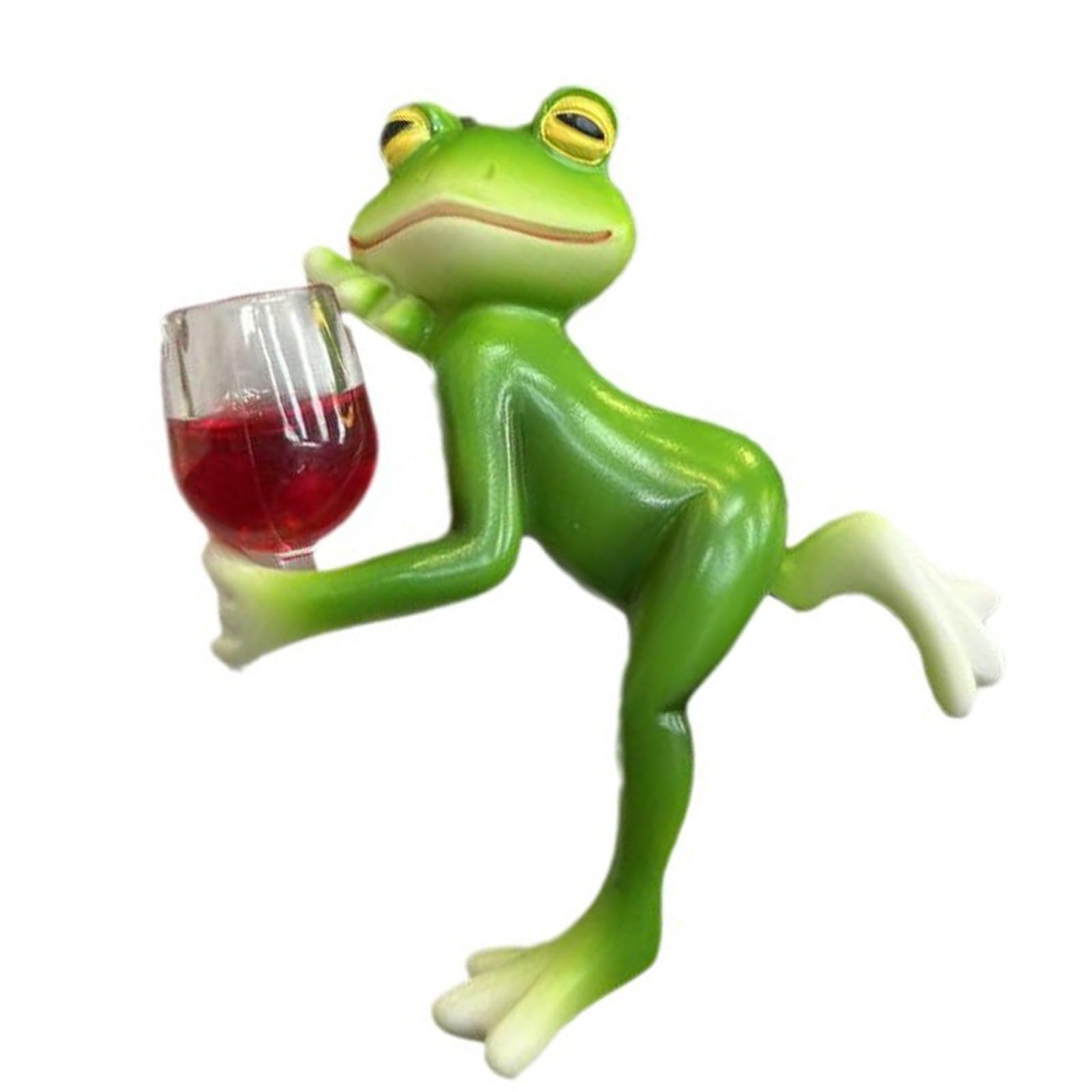 YWLUUOO Frogs Pots Decoration Adds a Touch of Natures to Any Setting Sturdy and Easy to Maintain Resin Ornament Realistic Frogs Ornament