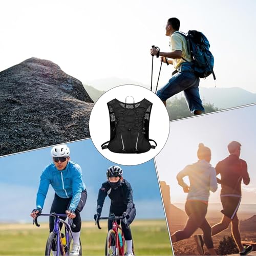 Pack d'hydratation réfléchissant réglable pour course à pied et running