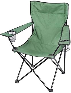 XUYI Canvas Plus Steel Leather con reposabrazos Silla combinada para Exteriores Silla Plegable Silla de Playa Silla de Pesca, Chocolate