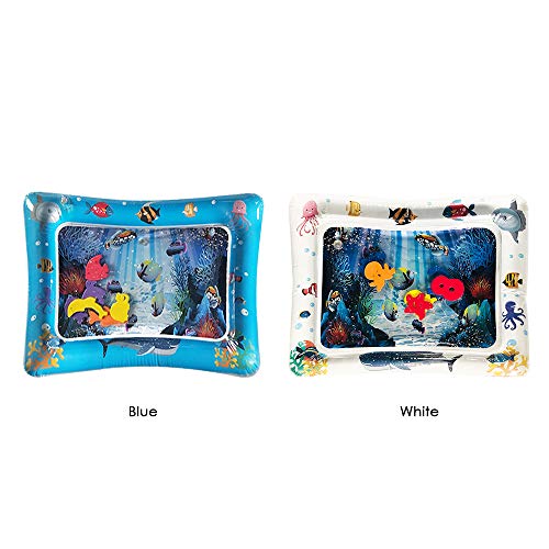 OWSOO Tapete inflável colorido para brincar na água para bebês Tapete infantil divertido para bebês