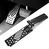 jeep wrangler 2018  L&U 1 stück Aluminiumlegierung Links Fußstütze Dead Pedal Einstellbare Fußraste Kick Panel Fahrerseite fit für Jeep Wrangler JL 2018 2019