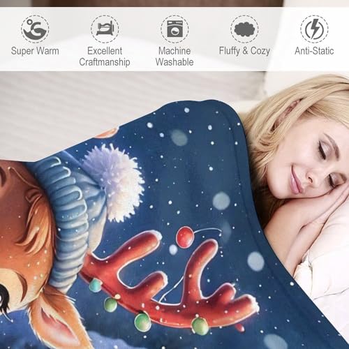 Couverture cerf pour des soirées cocooning chaleureuses au canapé - 6