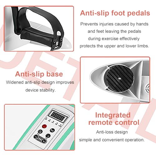 Mini vélo de rééducation électrique à utiliser allongé sur son lit - 4