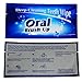 Mint Flavor Finger Teeth Wipes Disposable Brush Ups,Pack of 100,Dark Blue