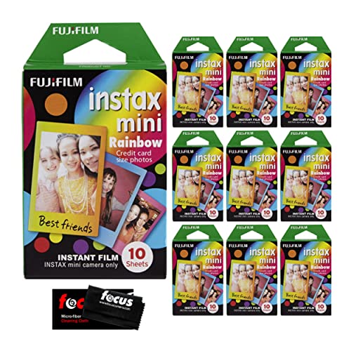 Fujifilm Instax Mini Instant Rainbow Film (10-Pack)