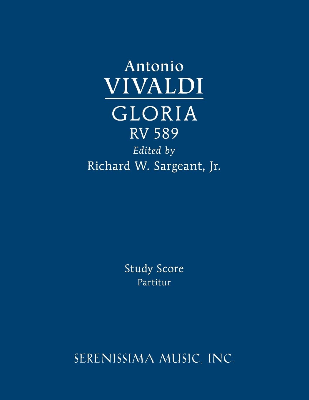 Gloria, RV 589: Study score