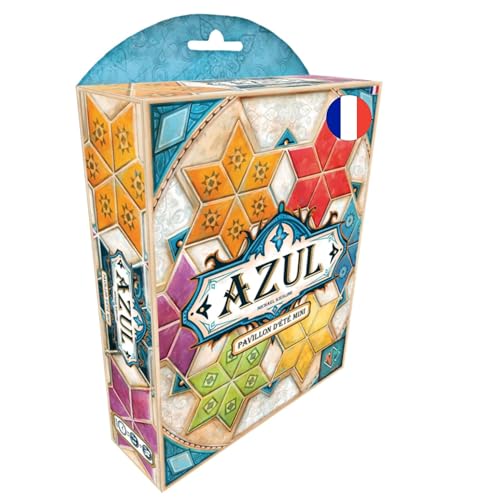 Azul Mini juego de mesa de viaje Asmodee para niños de 8 años y familia