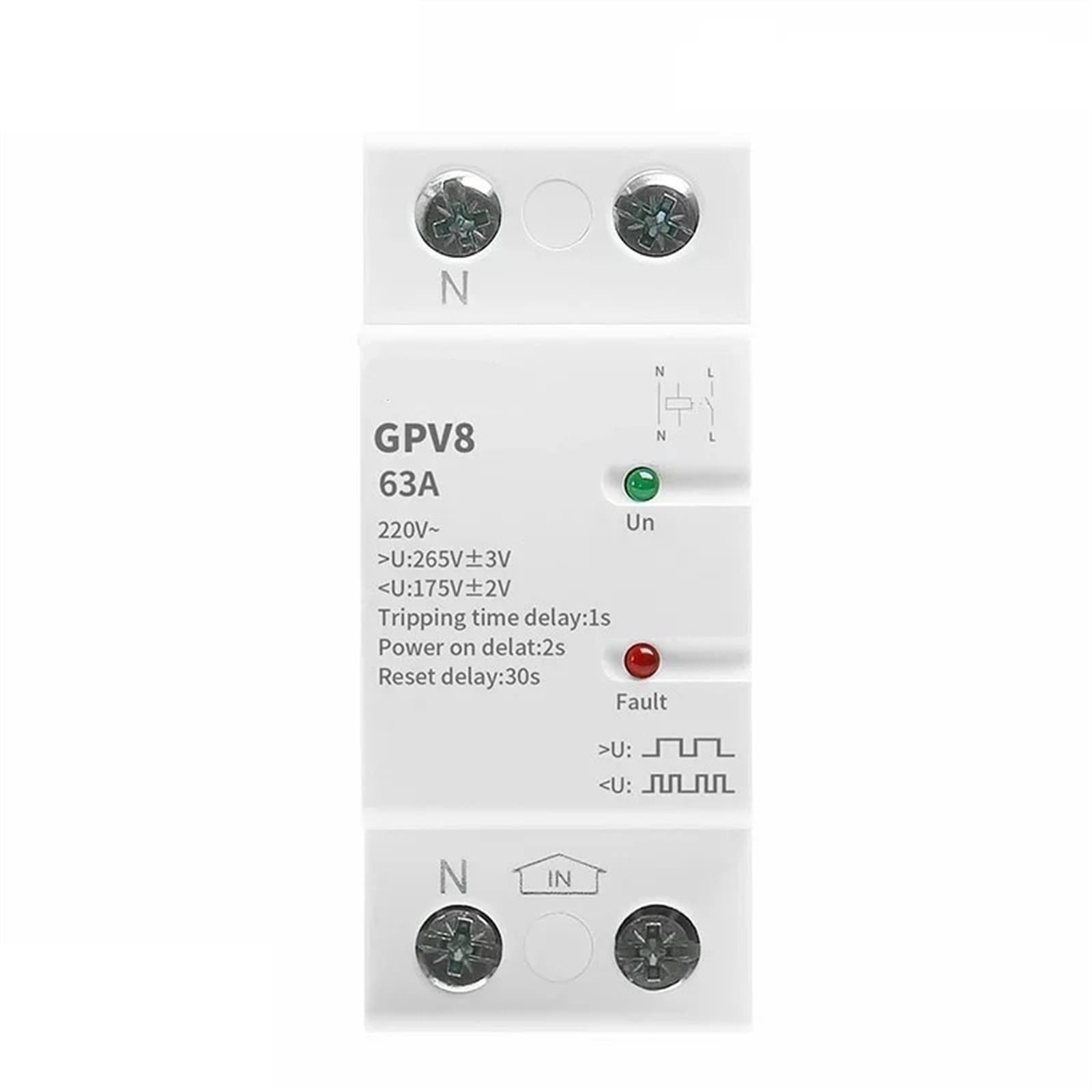 Évitez les pannes électriques avec ce dispositif surtension GPV8-D - 7