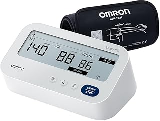 OMRON X3 Comfort AFib - Tensiómetro de brazo automático - Con detección de fibrilación auricular e indicador de hipertensión - Validado clínicamente - Diabetes y embarazo - Garantía 5 años - 22-42 cm