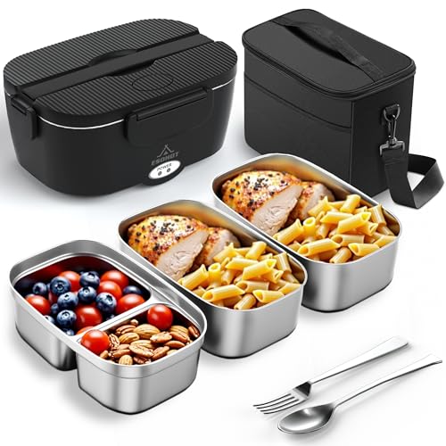 ESOHOT Gamelle Chauffante,120W Lunch Box...