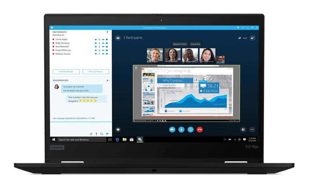 Lenovo ThinkPad X13 Yoga Gen 1 | Intel Core i7-10610U | 13,3” UHD | 16GB RAM | 500GB SSD | Win11 | DE QWERTZ | (Zertifiziert und Generalüberholt)