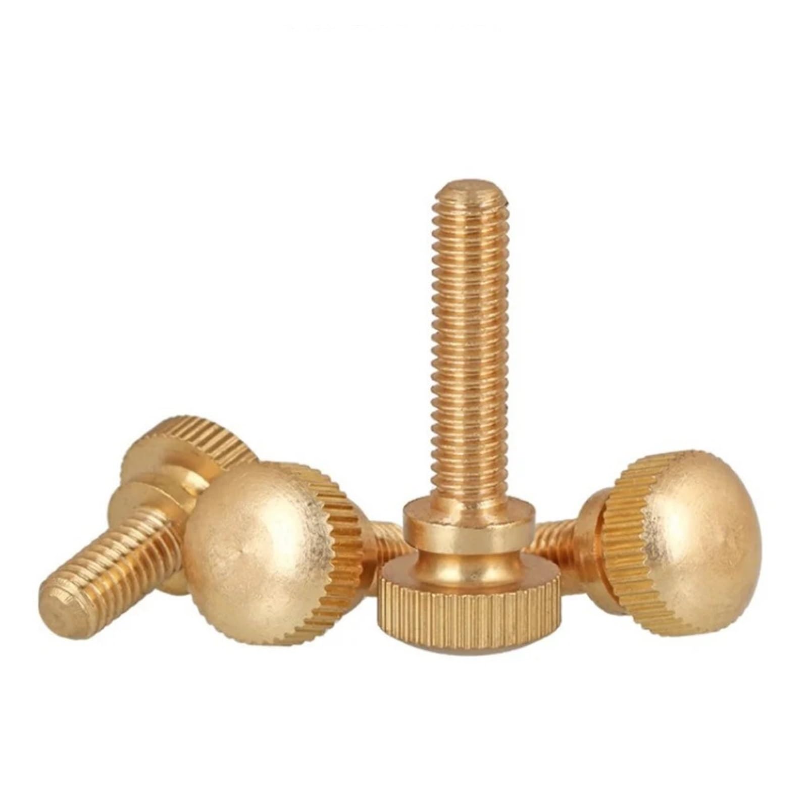 10-100Pcs Messing Doppelschicht Rändelschrauben Stufenkopf werkzeuglose Schrauben M3-M10 PC-Gehäuse Elektronik(M6x10(dk 14)-5pcs)