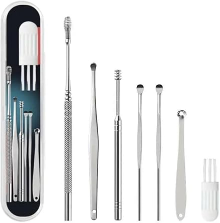 Outdoor Outlet Spiral Ear Cleaning - Stainless Steel Cleaning Set