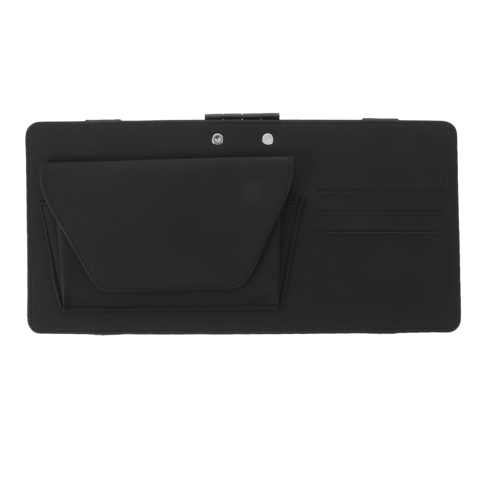 UPKOCH Clip per occhiali da sole per auto, clip porta occhiali per auto, organizer per visiera, accessori per interni, visiera antiriflesso per parabrezza, nero