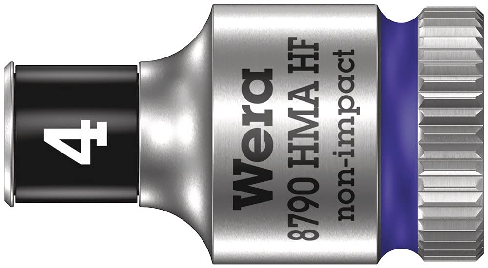 Wera, Belt 1 Kit Zyklop di chiavi a bussola, con attacco da 1/2", con funzione di ritegno, 10 pezzi