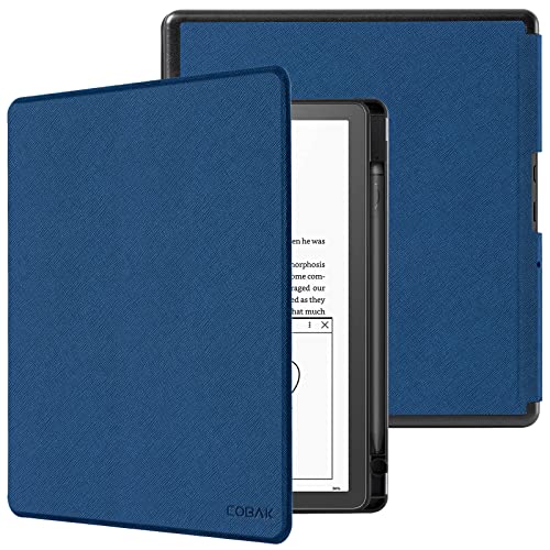 Image of CoBak Case for Tablet Reader - All New PU Leather Cover with Auto Sleep Wake Feature for Tablet Reader 10.2 inch 2022 & 2024 Released with Pen Holder (not Compatible with Remarkable)