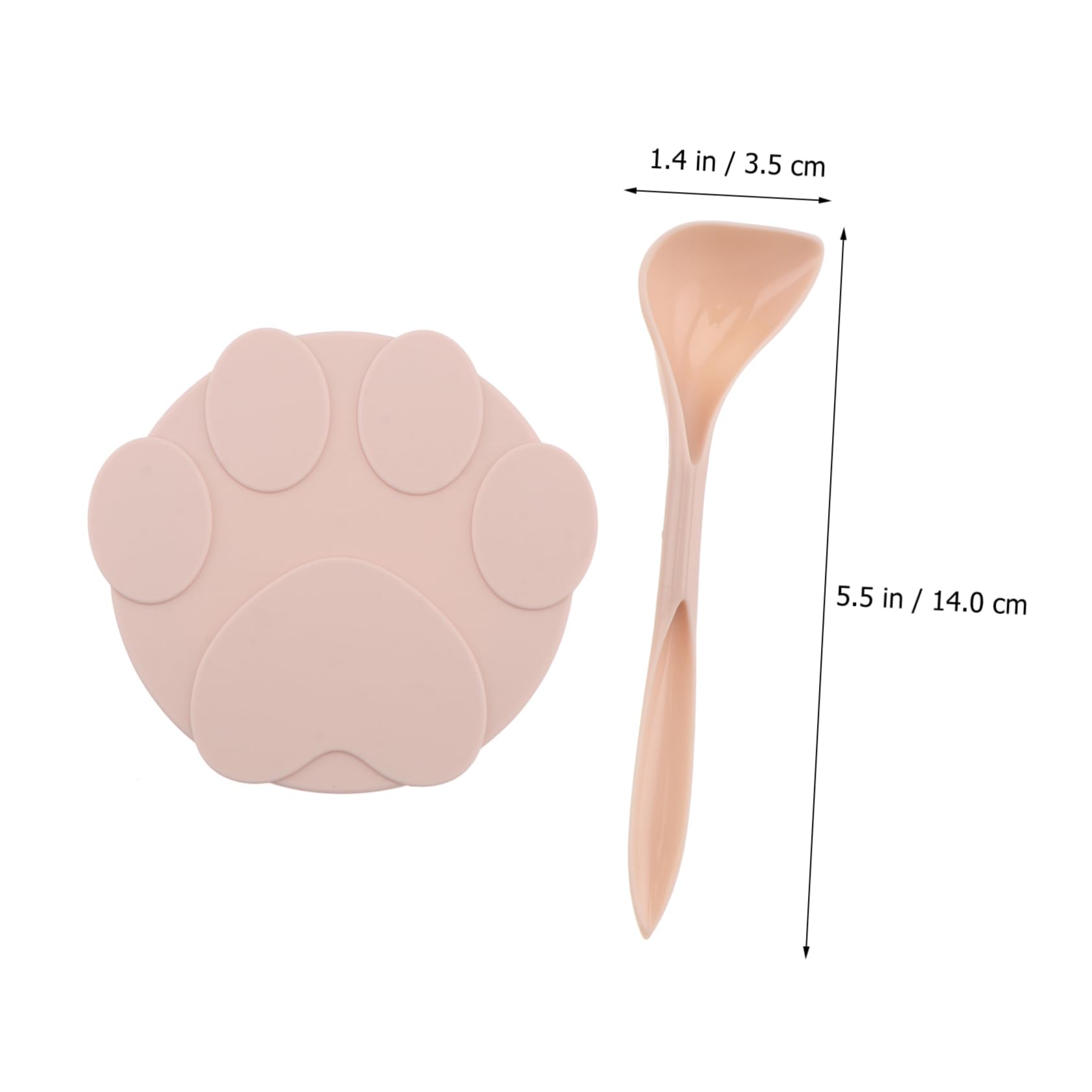 Milisten Pet Food Can Cover Sealing Lid Feeding Spoon Cat Food Can Lids and Scoop