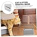 VICASKY 2pcs Litter Scoop Holders Stable Base Plastic Storage for Cat Litter Shovels Organize Your Pet Supplies Efficiently Easy to and Maintain