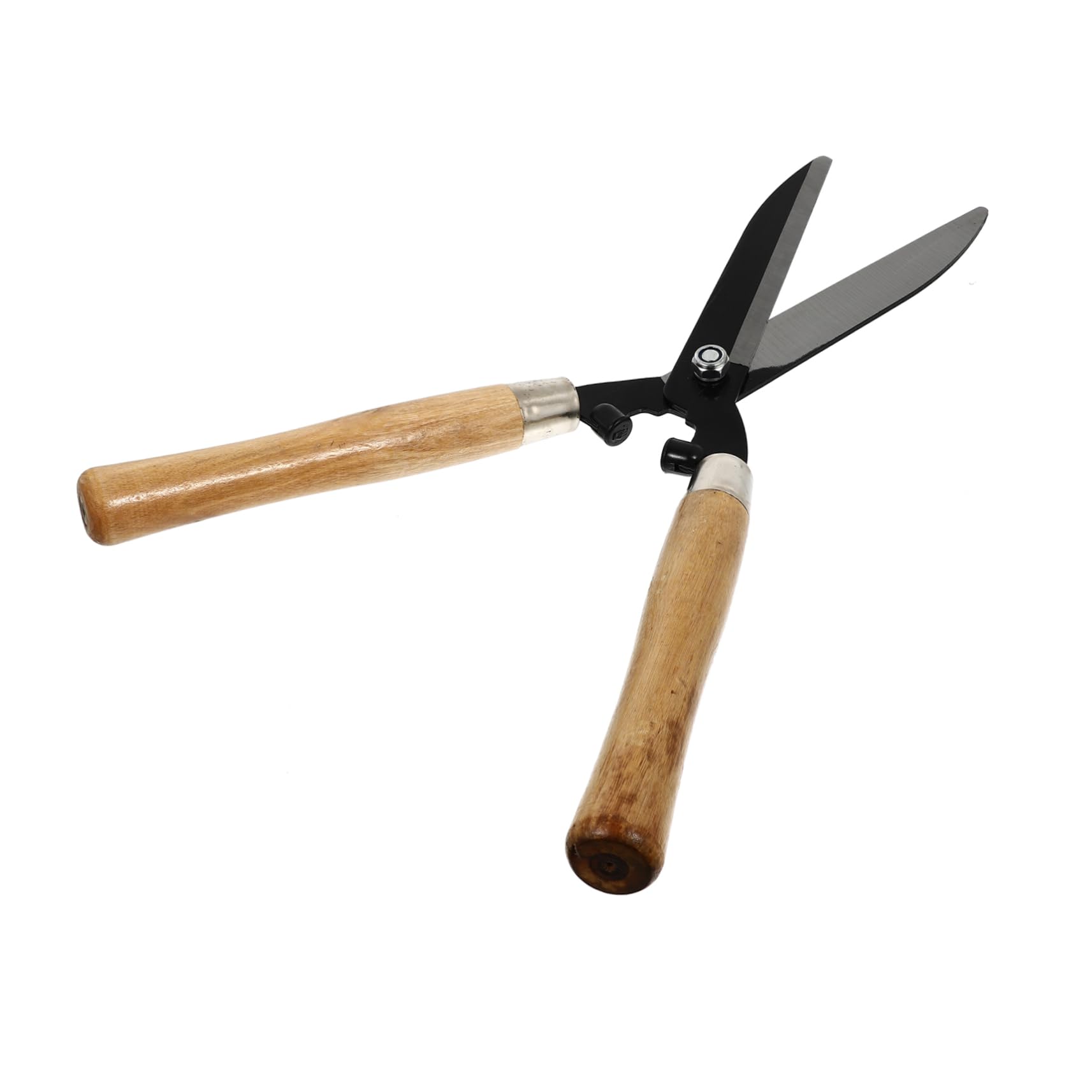TOYANDONA 1pezzi Forbici Da Giardino Per Alberi Utensili Per Innesto Cesoie Per Prato Cesoie Da Potatura Per Giardinaggio Design Ergonomico Impugnatura in Legno Acciaio Temprato Lama Affilat