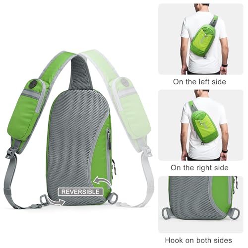 Image of G4Free Sling Bag RFID Blocking Lightweight Crossbody Backpack Chest Shoulder Bag for Travel Sports Running