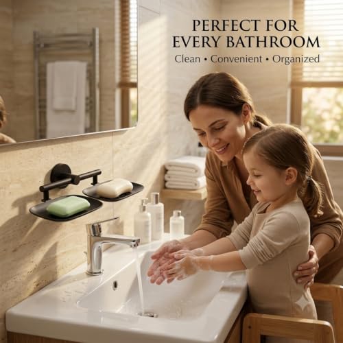 Image of iSTAR Stainless Steel 304 Grade Bathroom Soap Holder /Soap Stand /Soap Dish for Bathroom /Bathroom Accessories Multicolor