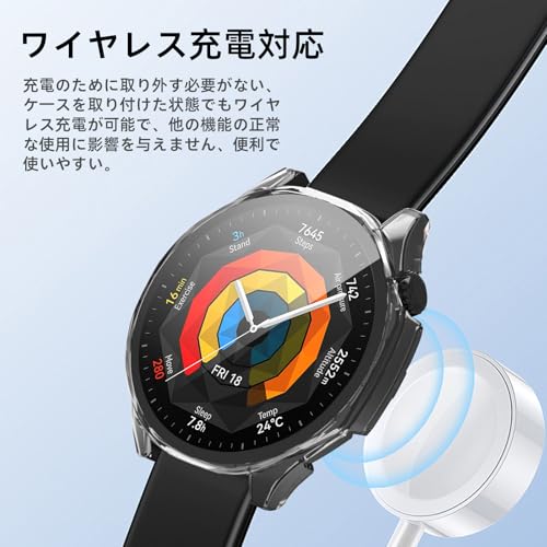 Image of For Huawei Watch GT 5 1.8 inches (46 mm) Protective Case, Lightweight, PC + Tempered Glass Cover, 9H Hardness, Easy Installation, All-in-One Protection, Scratch Resistant, Shock Resistant, HD