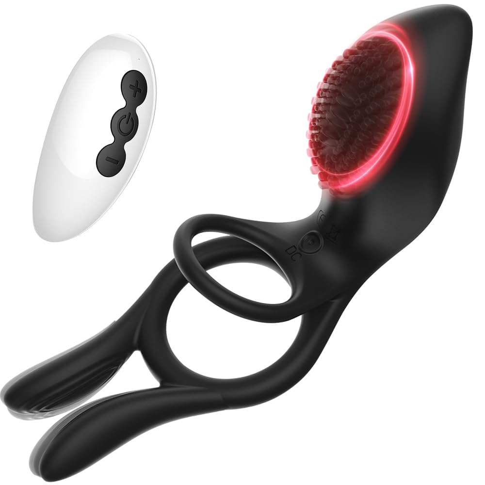 Anneau Penien Prostate Stimulant Vibrant Sex Toys Homme Gode Vibro-masseur Femme Distance...