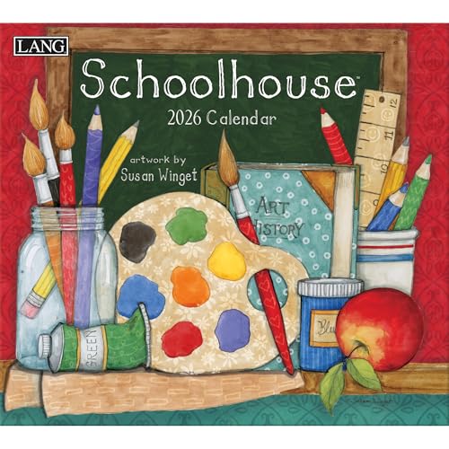 LANG SCHOOLHOUSE 2026 �Ǌ|���J�����_�[ Wall Calendar �A�����J��