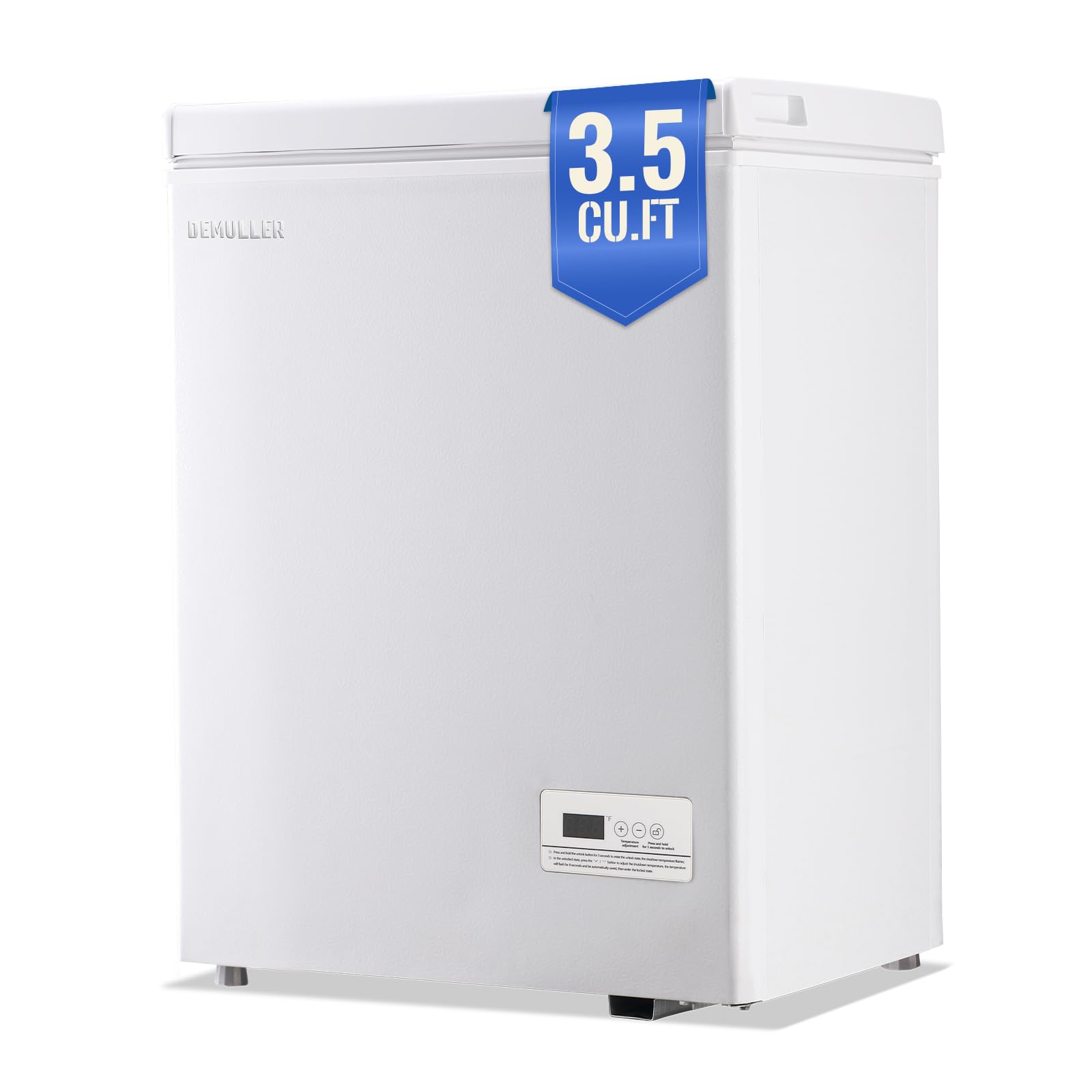 Demuller ANHUI-GAO-FREEZER-3.5W 2.2 cu ft Chest Freezer White
