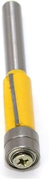 Zkenyao-Router Bit 6mm Shank Flush Trim Bits for Wood Trimming Cutters with Bearing Woodworking Tool End Mill Milling Cutter, 1 Pcs, Use Safety Reliable